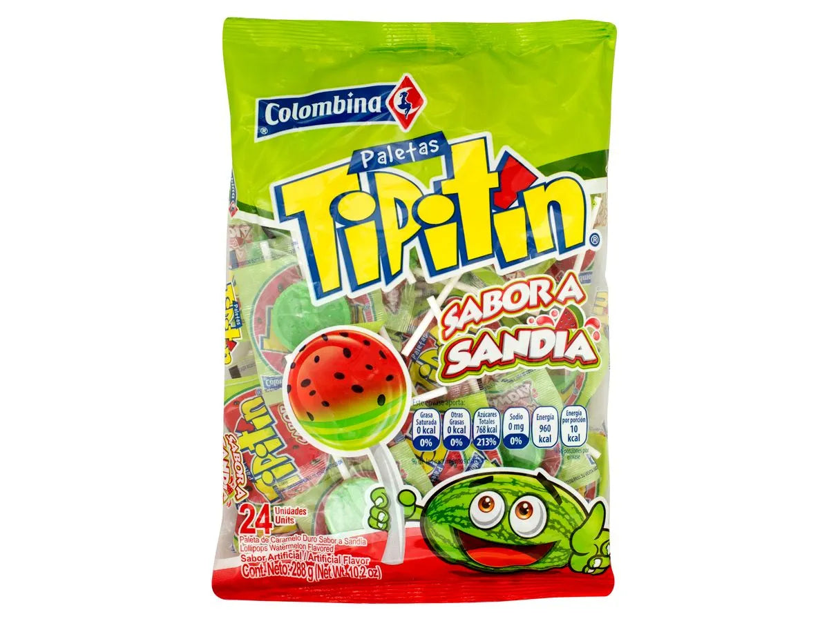 Paleta Colombina Tipitin Sabor A Sandia- 288gr